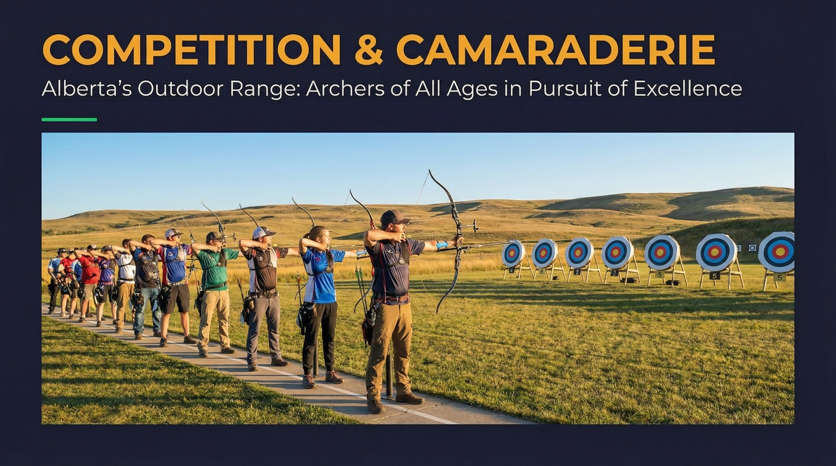 Target Archery Competition in Alberta