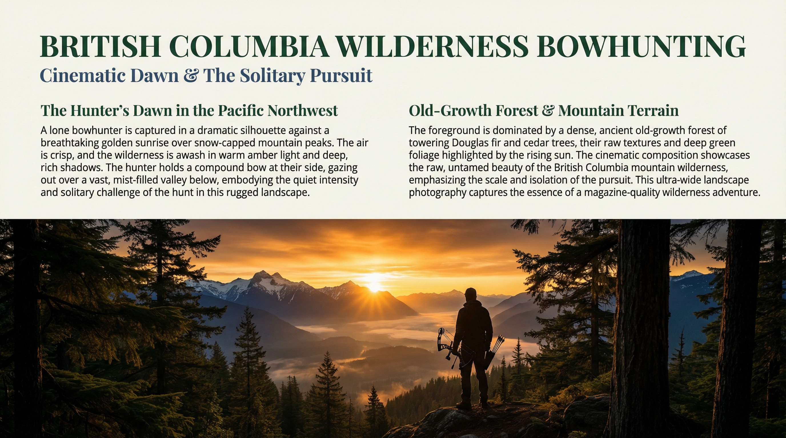 British Columbia Bowhunting Season 2025-2026: Dates, MUs, and Where to Practice