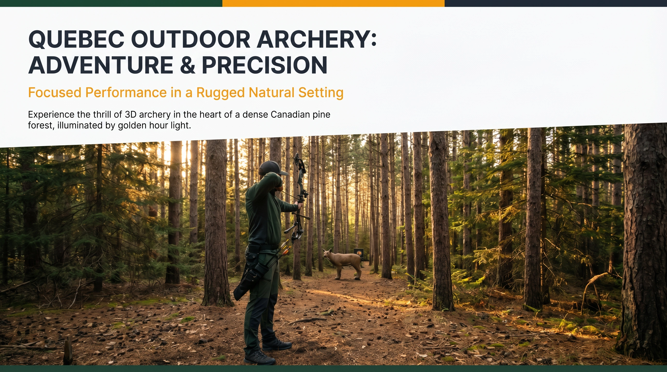 3D Archery Course in Quebec
